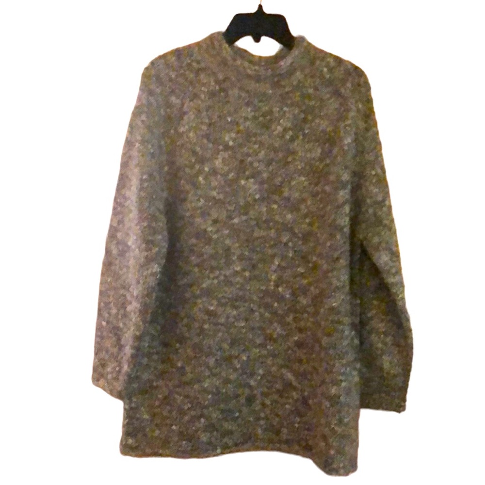 VINTAGE VALERIE STEVENS OVERSIZED MOHAIR BLEND SWEATER BROWN GOLD SIZE SIZE S